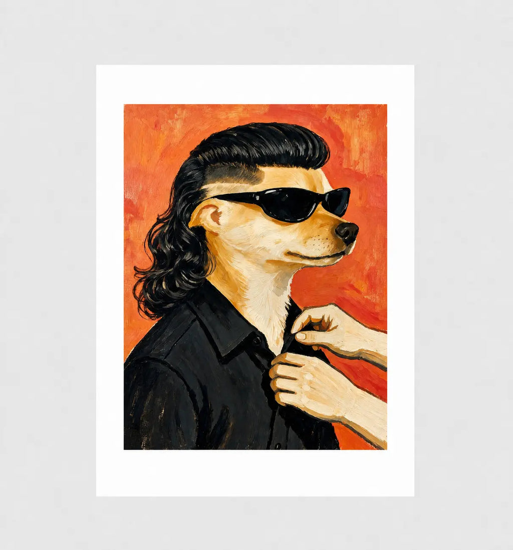 Business in the Front, Lustige Hunde-Wandkunst