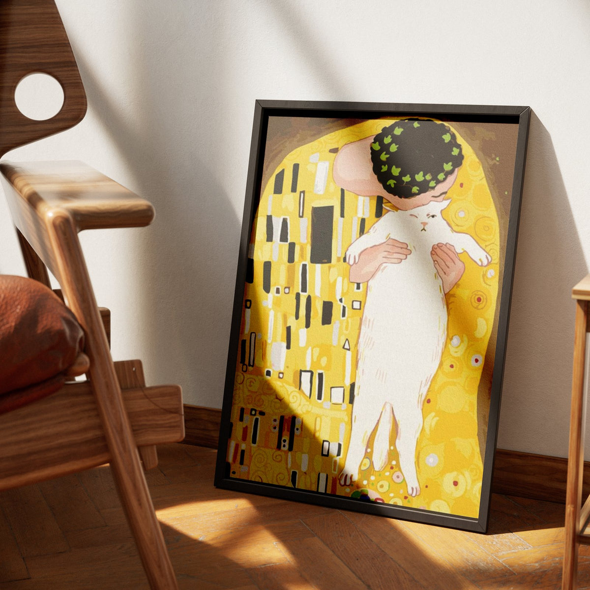 Unrequited, Klimts Der Kuss mit einer Katze
